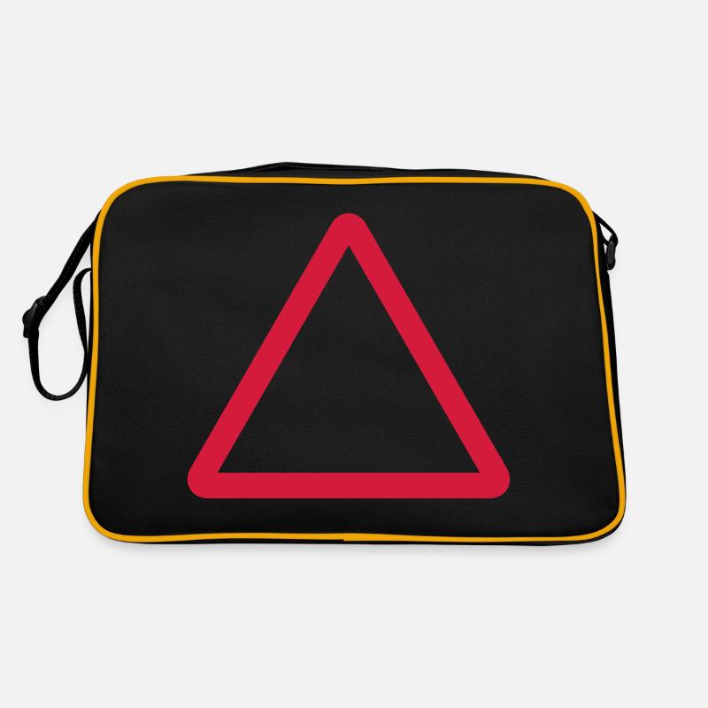 Warnschild - Dreieck Retro Tasche
