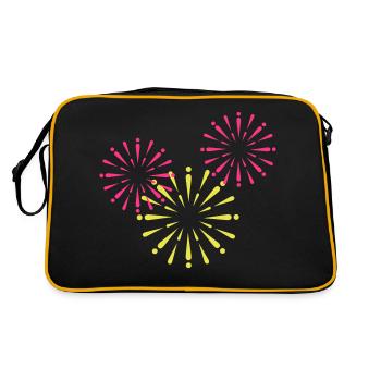 fireworks - Retro Bag - black/gold - Back