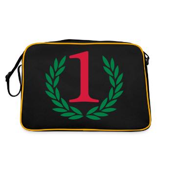 winner - 1. place - Retro Bag - black/gold - Back