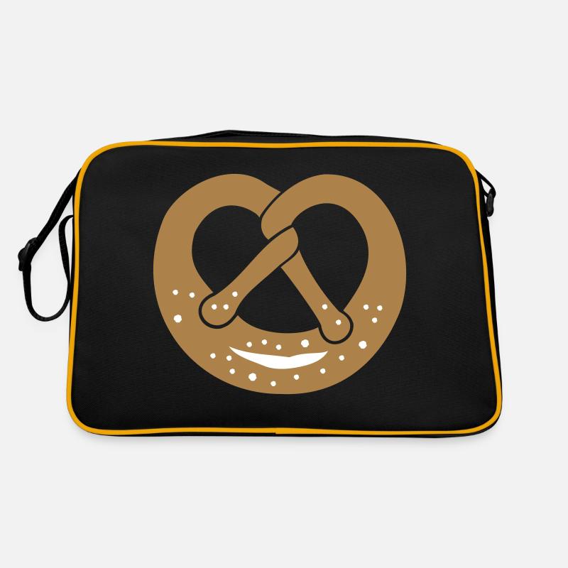 brezel_2col Retro Tasche