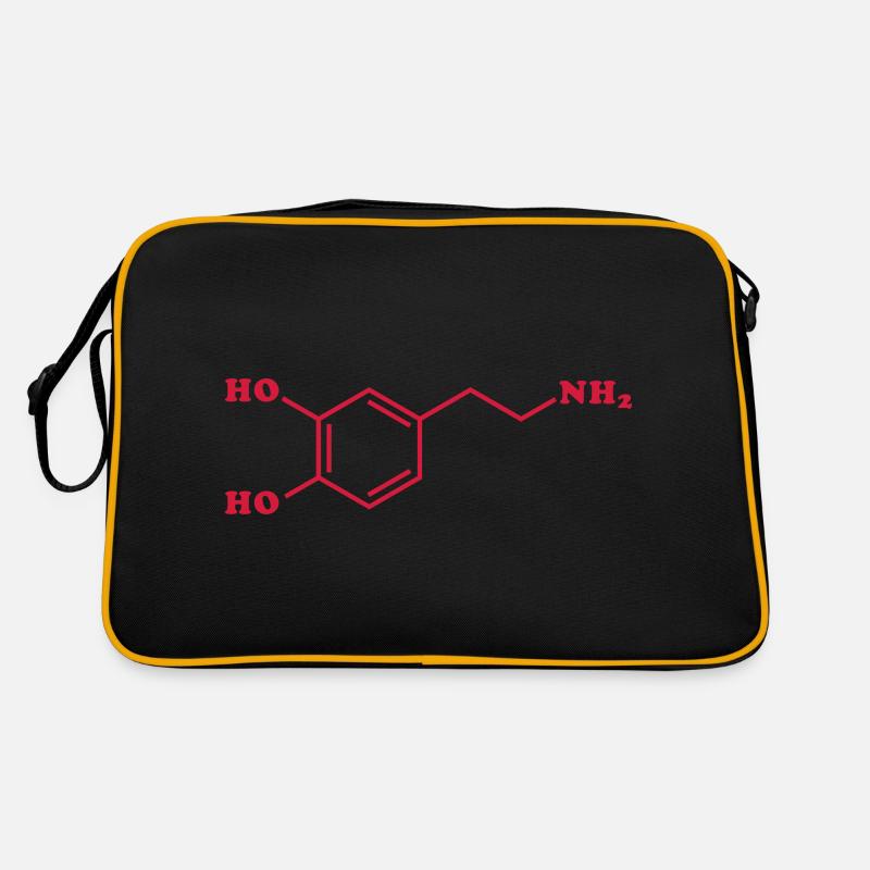 Formule chimique moléculaire de dopamine Sac Retro