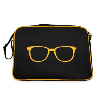 Lunettes - Sac Retro - noir/or - Dos