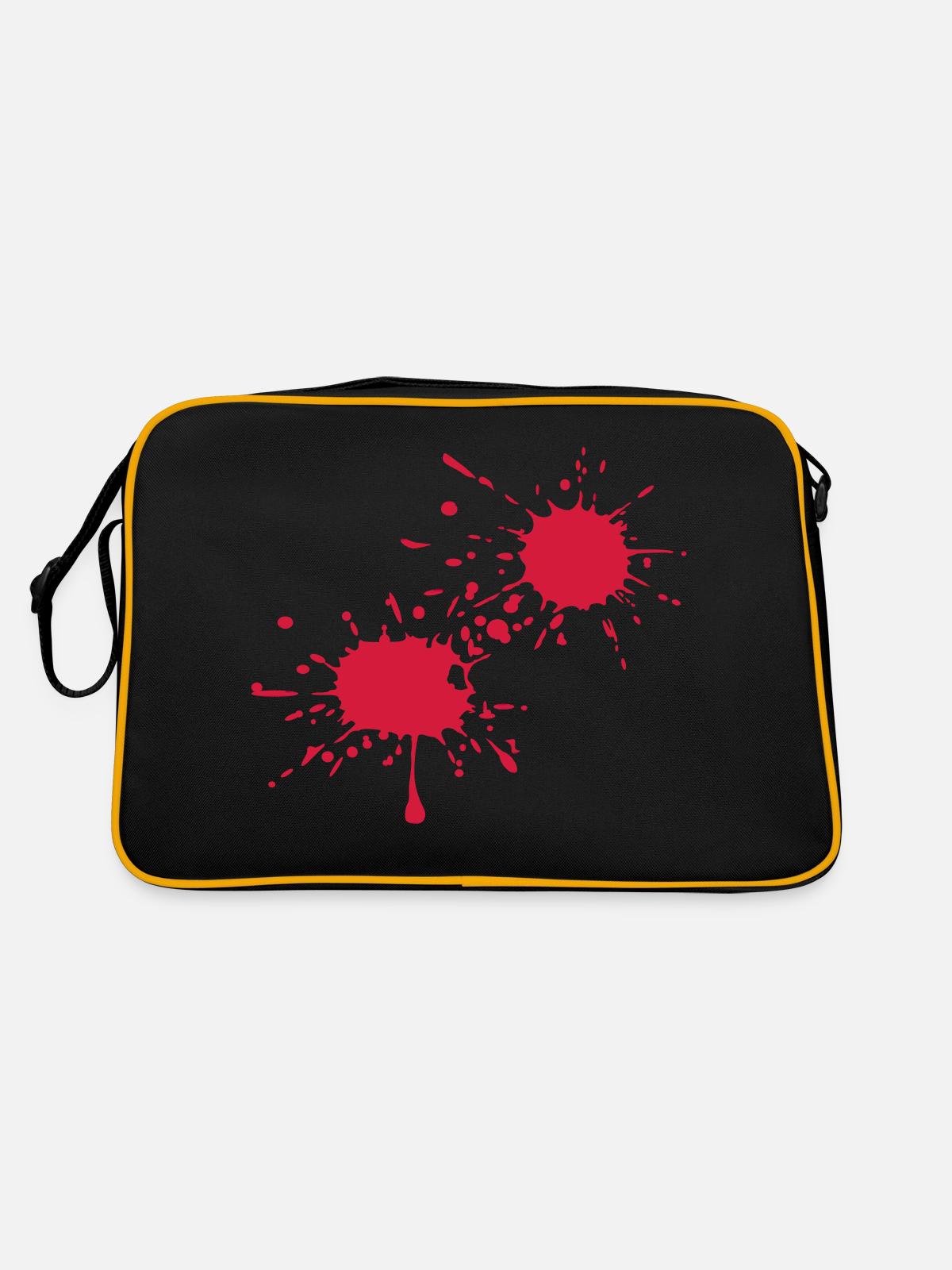 Sang - Sac Retro - noir/or - Dos