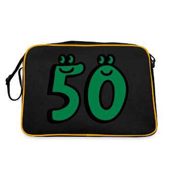 50 - Cinquante - Sac Retro - noir/or - Dos