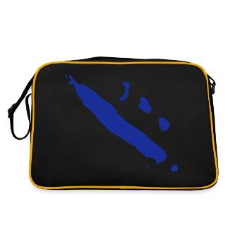 Nouvelle CALEDONIE - Sac Retro - noir/or - Dos