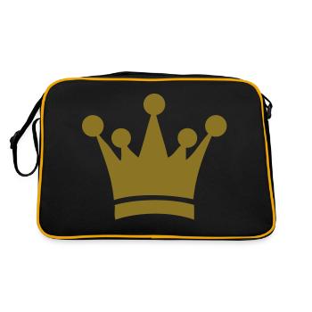 crown king style - Retro Bag - black/gold - Back