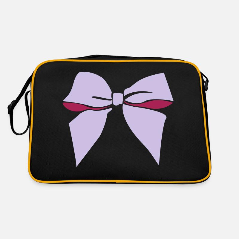 Knoten - Retro Tasche - Schwarz/Gold