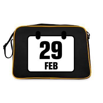 29 février Anniversaire 2c - Sac Retro - noir/or - Dos