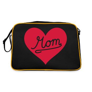Le cœur de la mère - Sac Retro - noir/or - Dos