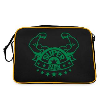 radin super bras muscle banniere 207 - Sac Retro - noir/or - Dos