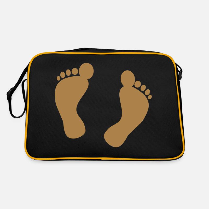 Fuß Retro Tasche