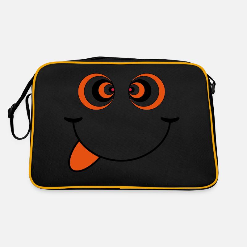 psychédélique smiley Sac Retro