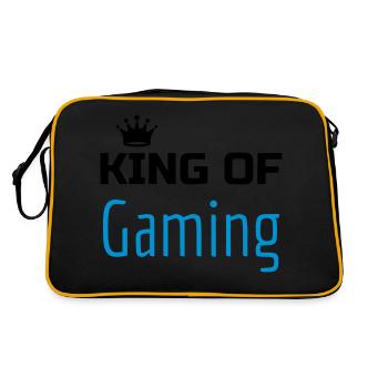 Gaming Gamer Video Game Player Geek - Retro Bag - black/gold - Back