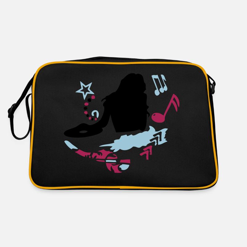 femme dj Sac Retro
