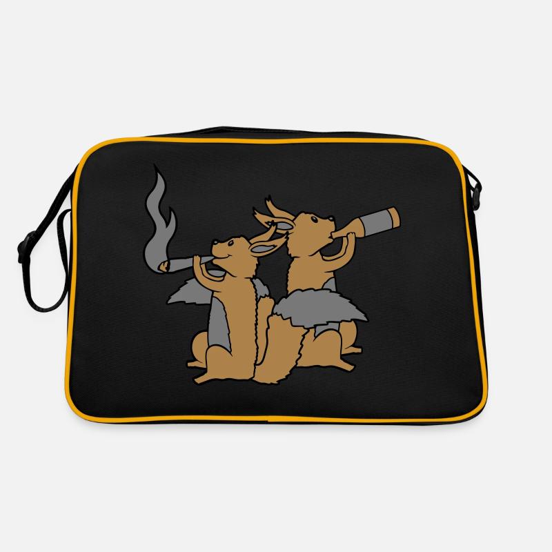 2 Party Eichhörnchen Retro Tasche