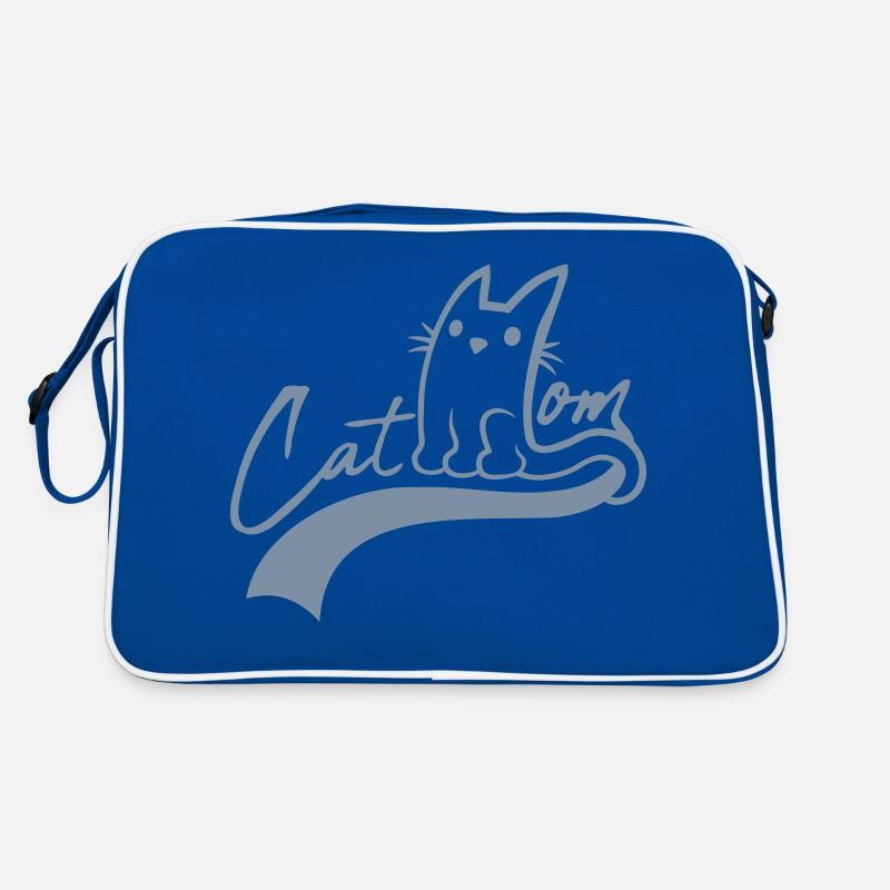 Zitat Cat Mom Design Retro Tasche