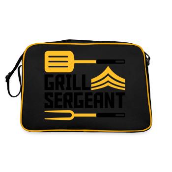 Grill Master Grill Sergeant BBQ - Retro Bag - black/gold - Back