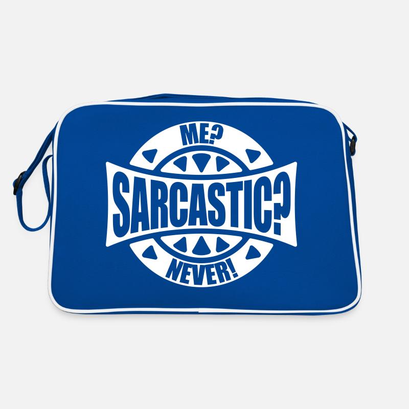 me sarcastic never quote Retro Bag