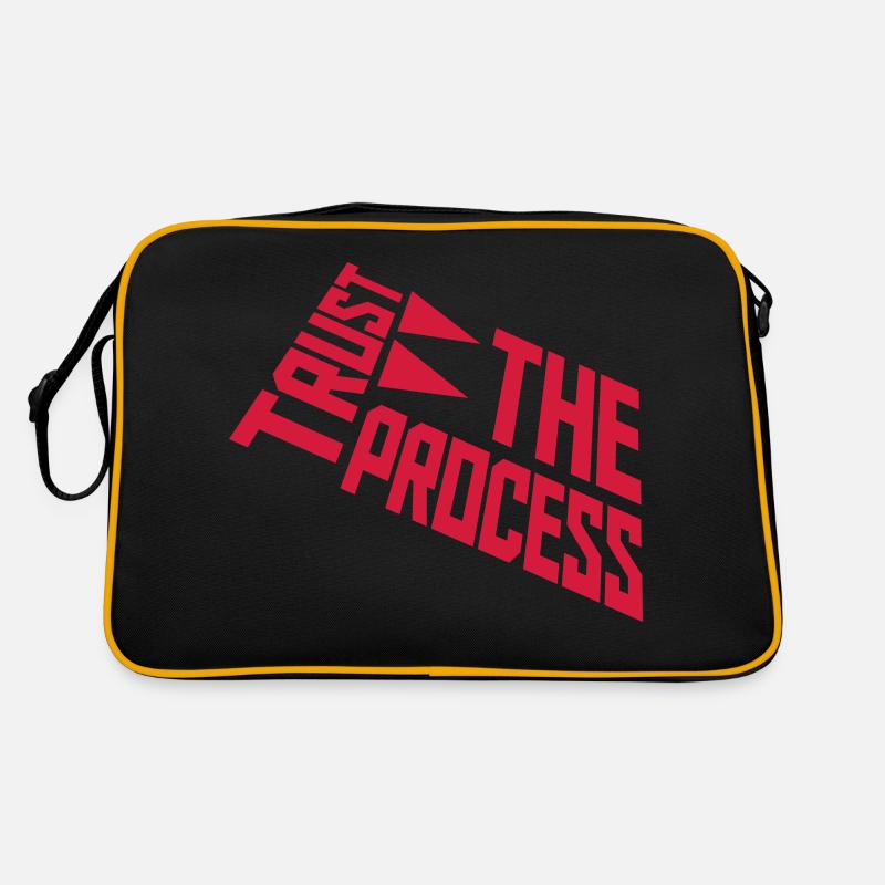 trust the process Quote Retro Bag