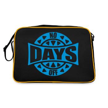 pas de jours de congé devis - Sac Retro - noir/or - Dos