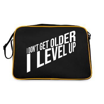 get older level up - Retro Bag - black/gold - Back