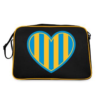 Cœur suédois - Sac Retro - noir/or - Dos