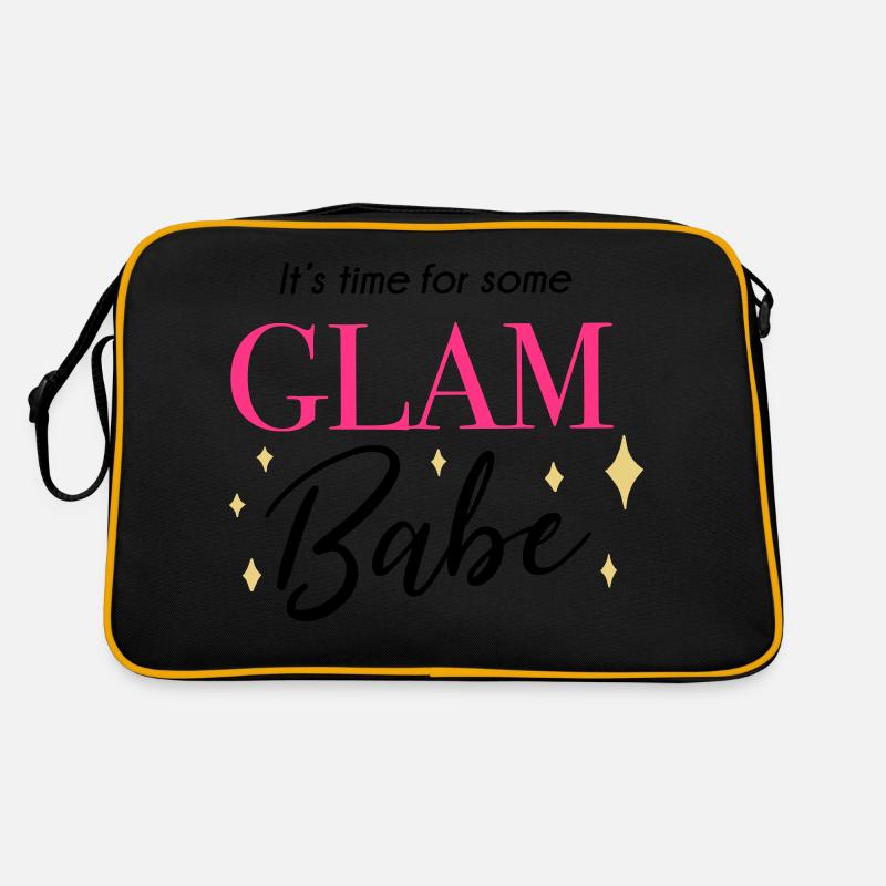 It' time for some glam babe - Makeup Spruch Retro Bag