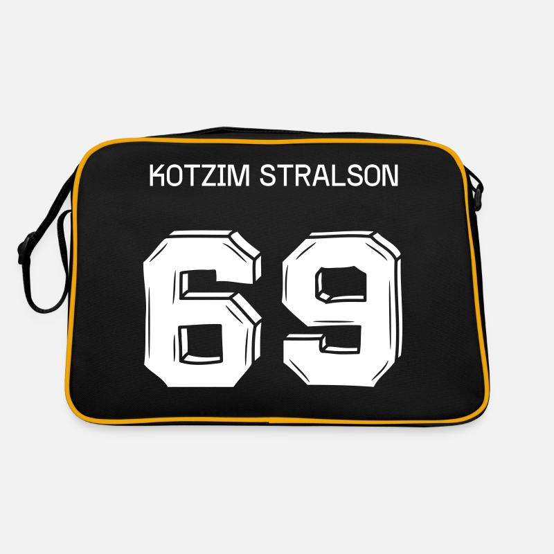 Kotzim Stralson: Mallorca's humorvoller Isländer Retro Tasche