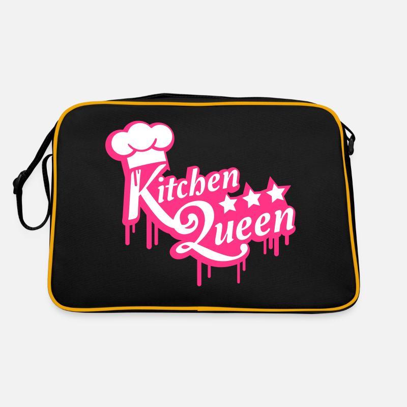 Kitchen Queen Logo Lettering Kitchen Queen Woman Retro Bag