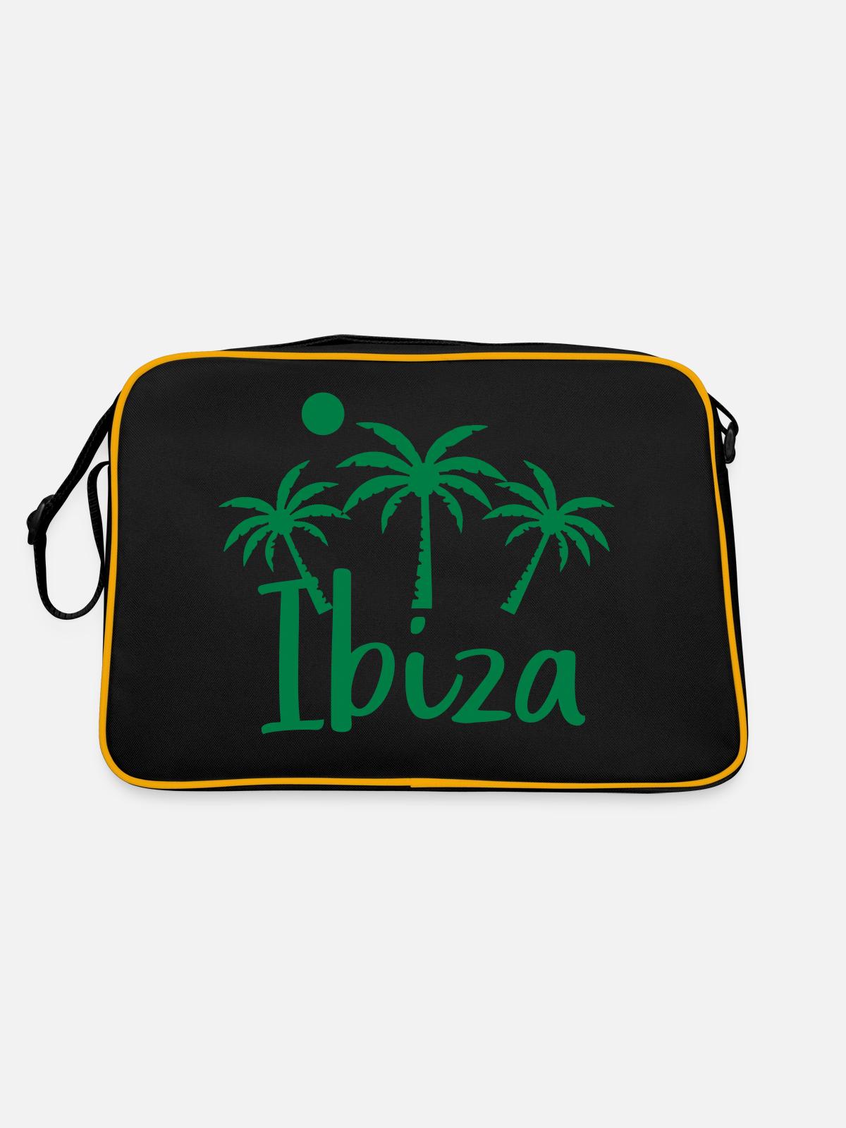 Ibiza - Retro Bag - black/gold - Back
