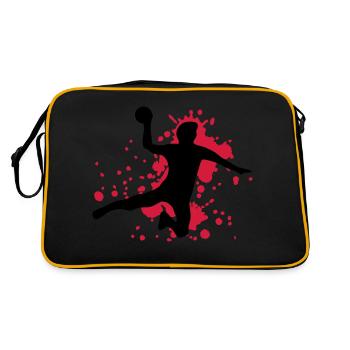 handball - Sac Retro - noir/or - Dos