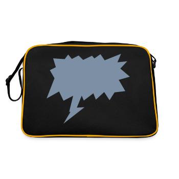 Bulles 02 - Sac Retro - noir/or - Dos