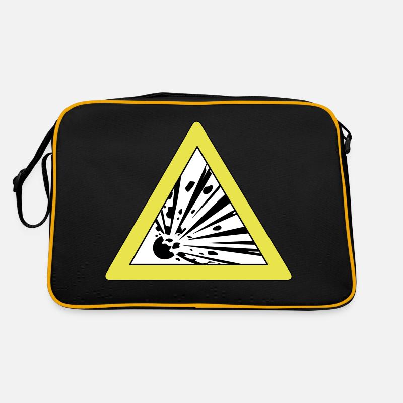 Trafic signe explosion Sac Retro
