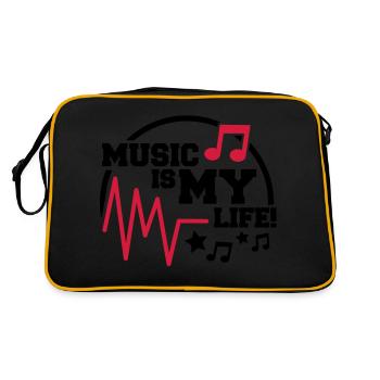 music_is_my_life_design_fa2 - Sac Retro - noir/or - Dos