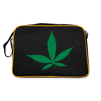 Hemp - Retro Bag - black/gold - Back