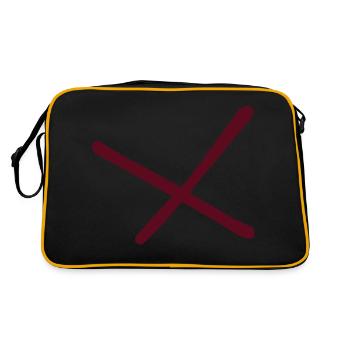 ski x - Sac Retro - noir/or - Dos