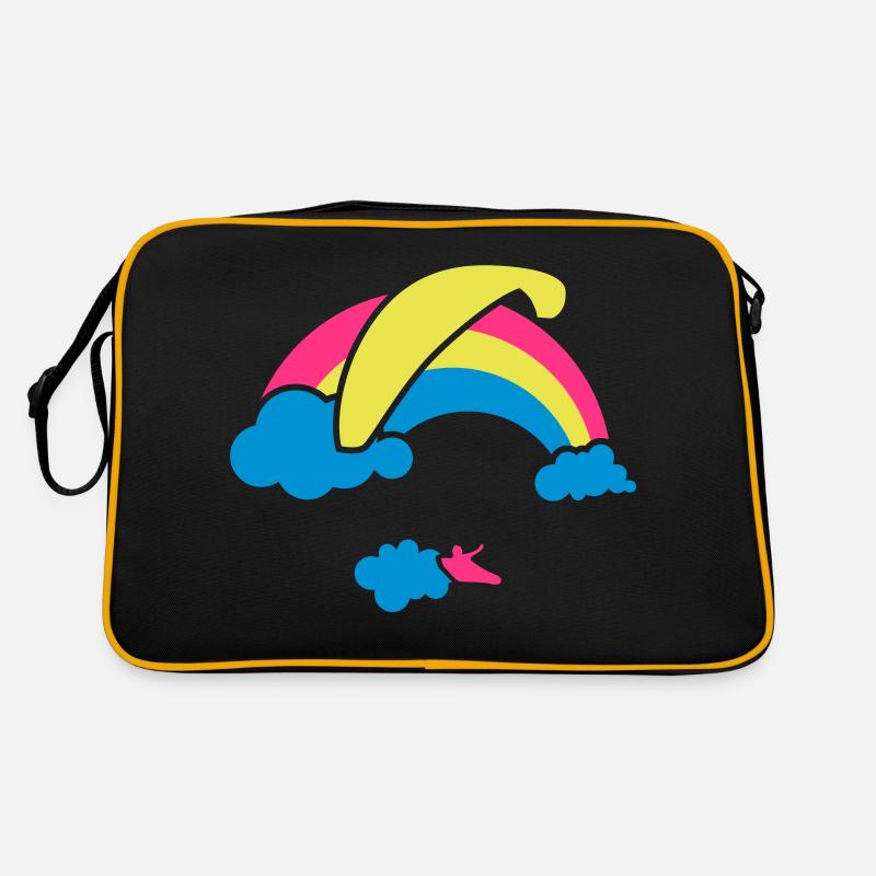 Arc en ciel et nuages Parapente Sac Retro