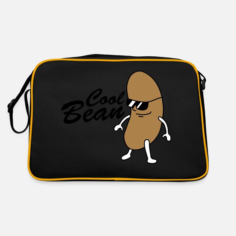 Cool Bean Boss - Retro Tasche - Schwarz/Gold