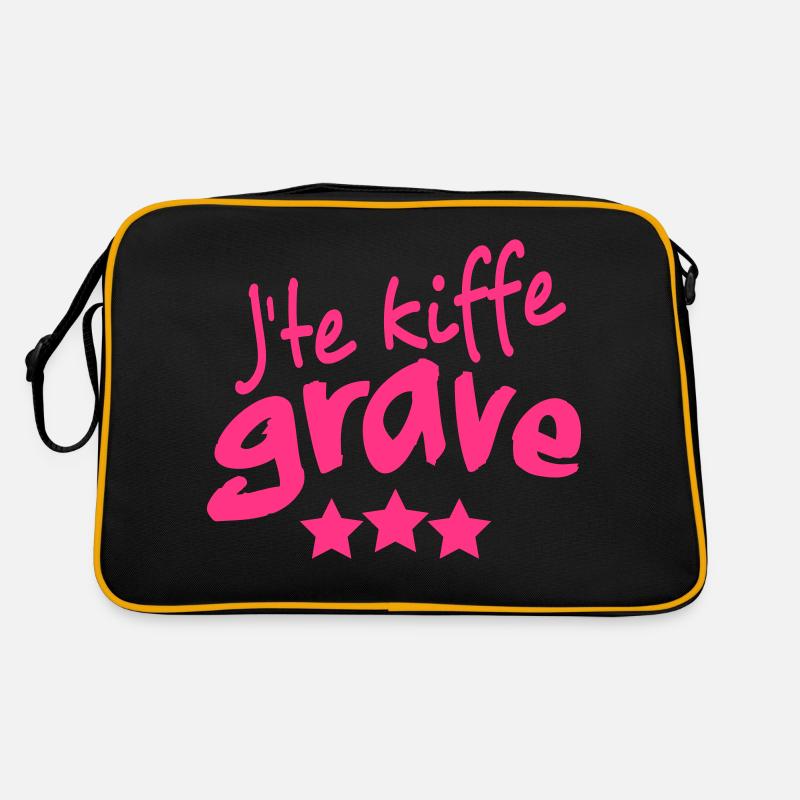 Je te kiffe grave_V1 Sac Retro