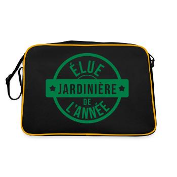élue Jardinière de l'année ! - Sac Retro - noir/or - Dos