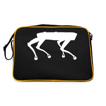 Spot robot chien chien robot Boston Dynamics AI - Sac Retro - noir/or - Dos