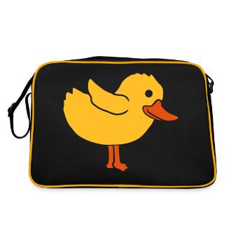 Canard Mignon Poulet Poussin - Sac Retro - noir/or - Dos