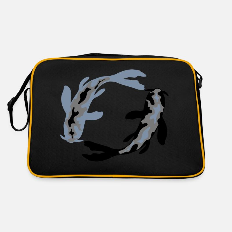 Circle Design 2 Koi Retro Bag