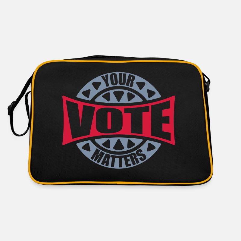 your vote matters quote Retro Bag