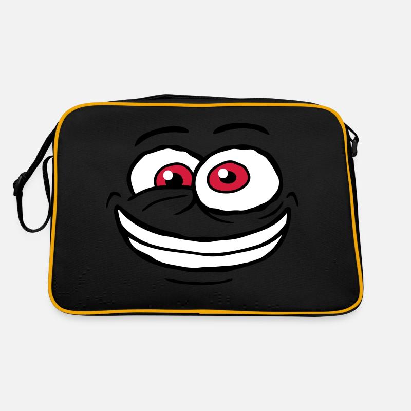 Crazy Comic Face Design Sac Retro
