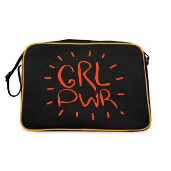 Le pouvoir des filles - Sac Retro - noir/or - Dos