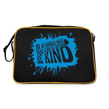 Vous pouvez être gentil - Sac Retro - noir/or - Dos