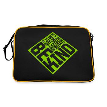 Vous pouvez être gentil - Sac Retro - noir/or - Dos