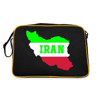 Iran - Sac Retro - noir/or - Dos
