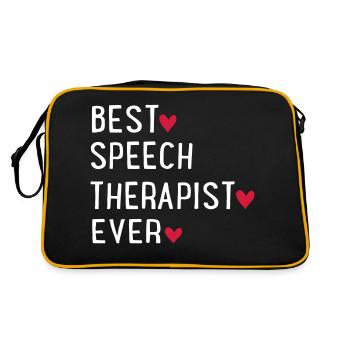 Orthophonie - Sac Retro - noir/or - Dos